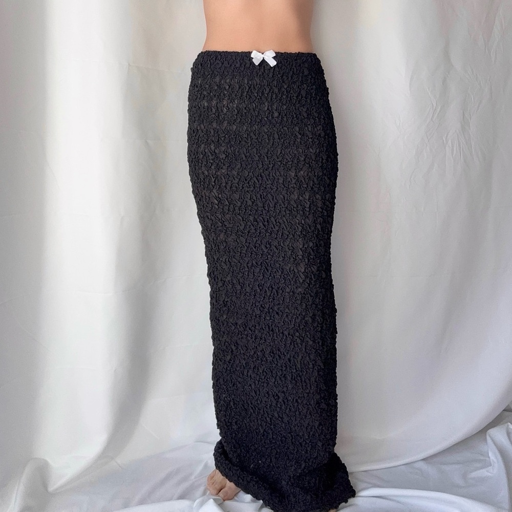 Halden Black Bubble Skirt Set